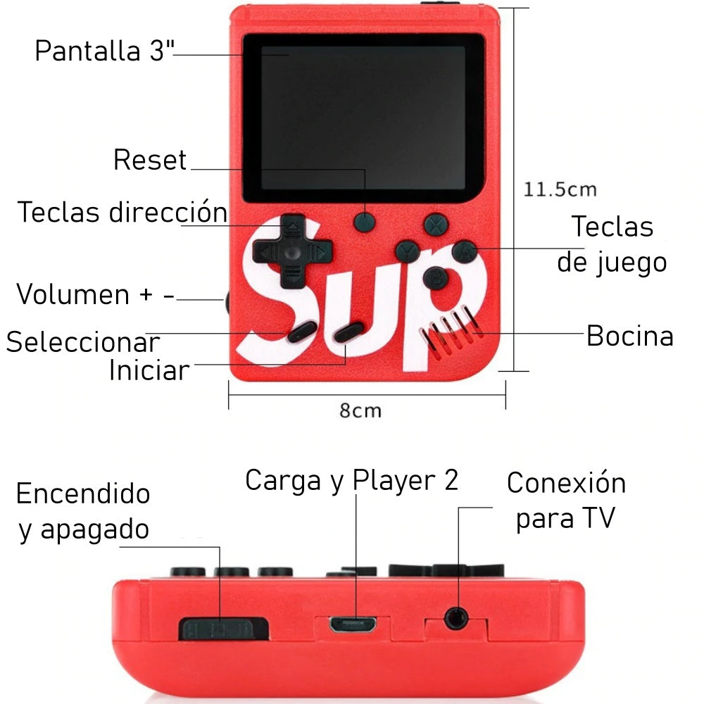 MINI CONSOLA DE JUEGOS RETRO